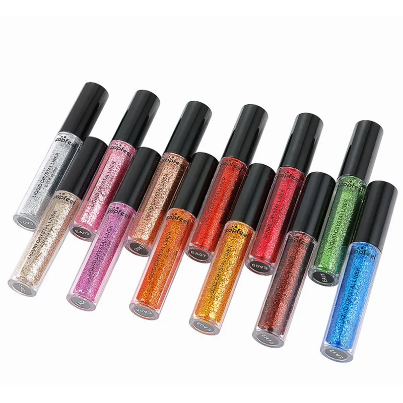 Manooby 2018 New 10 Colors Eyes Lining for Women Easy to Use Waterproof Pigment Eyeliner Liquid Makeup |