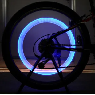 

Tyre Tire Valve Caps Bike Light 1PCS Bycicle Luces Led Bicicleta Wheel Spokes Valve Lights Led Neon Light Bike Accessories