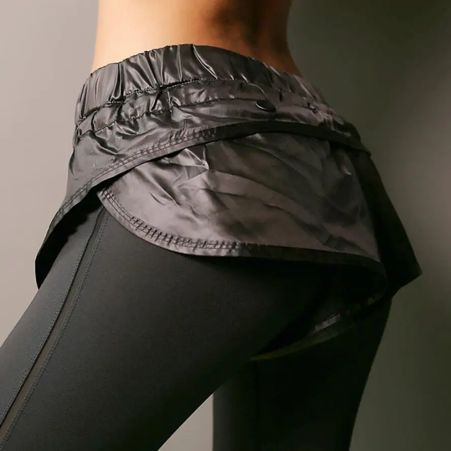 running bare yoga pants