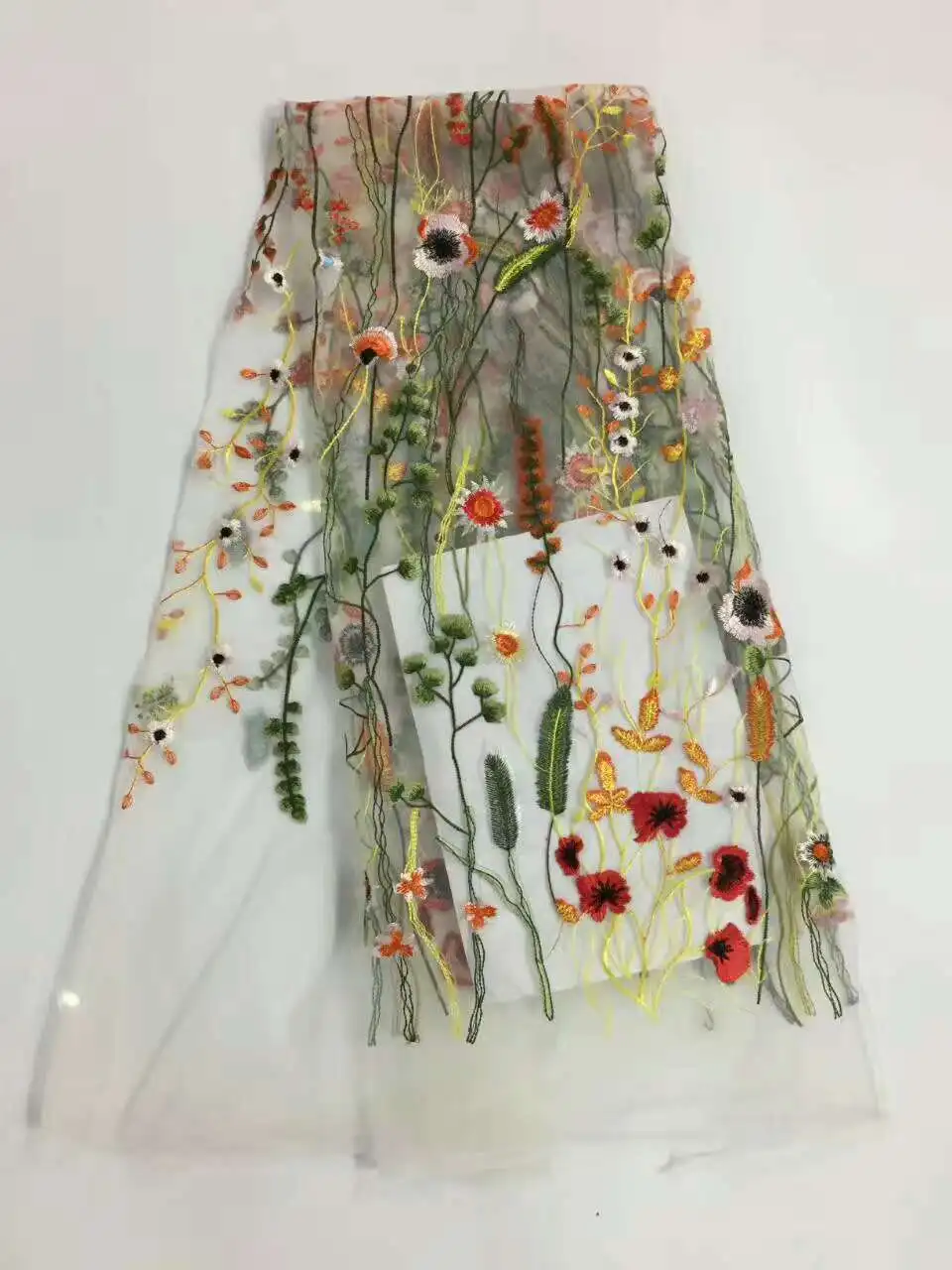 68 More Flower Embroidery Net Fabric PDF