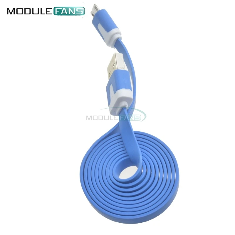 

1m 3.3ft USB Cable Blue for Wemos D1 Mini NodeMcu Wire DIY