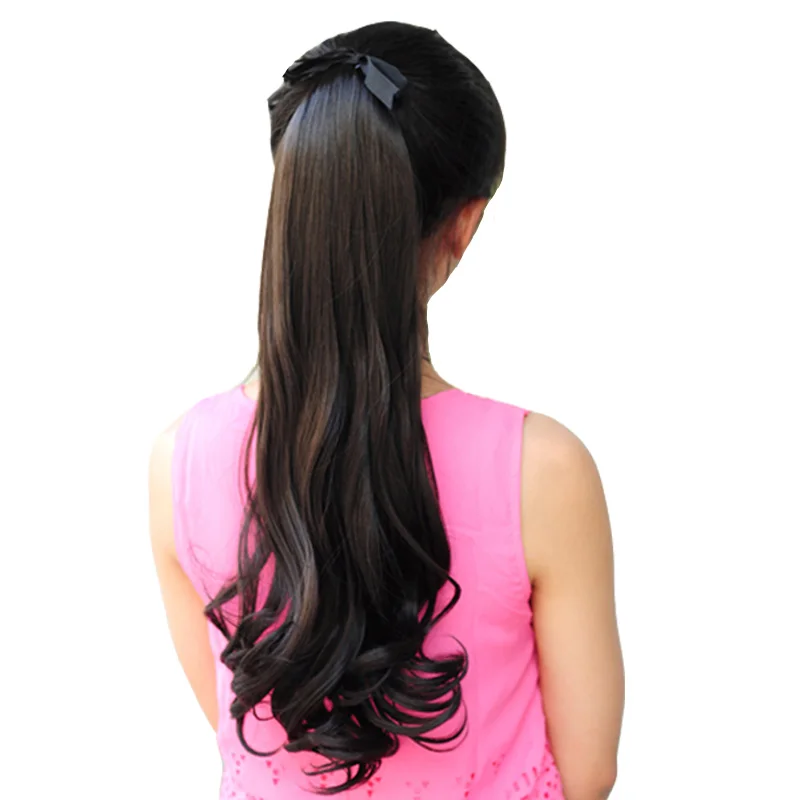 WTB-femme-Long-Ondul-R-sistant-La-Chaleur-Queue-de-Cheval-Postiches-Faux-Coiffures-Long-Flip (2)