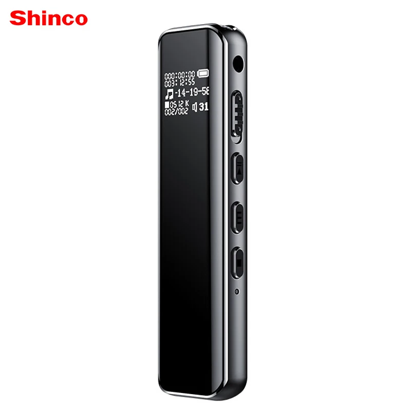 

Shinco V19 Multi-function Voice Recorder Professional Digital Audio Voice Activated Recorder Microphone Mini Dictaphone