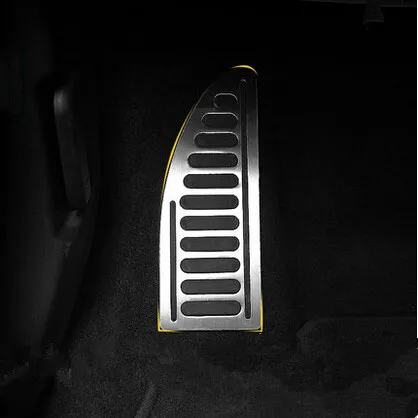 

Emaicoca Stainless Steel Footplate Foot Rest Pedal Cover case Fit For Ford Focus 2 Focus 3 Fiesta Kuga Mondeo S-MAX,Car styling