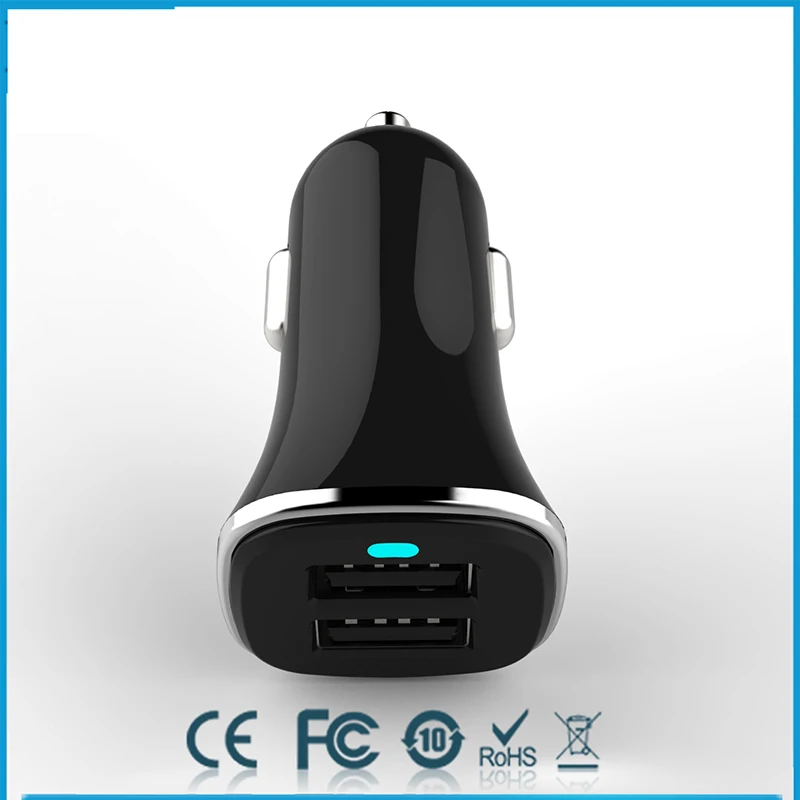 Thbelieve 2 USB Auto Chargers Quick Charge QC 3.0 And 5V 2.4 A Auto Charging Portable Mini Auto-Chargers Dual USB Car-Charging (9)