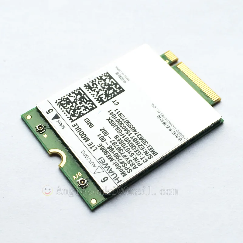 Модуль адаптера ME906E M.2 NGFF LTE/HSPA + FDD 4G WWAN карта 704031 001 / 740011 005 разблокирован для HP lt4112