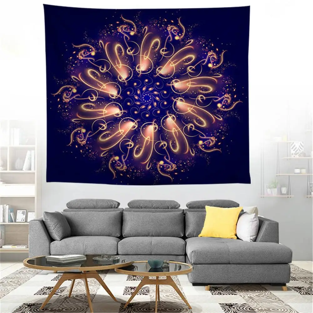 

ZEIMON Home Decoration Bohemian Mandala/Buddha/Elephant Tapestry Wall Hanging Sandy Beach Blanket Camping Tent Travel Rug