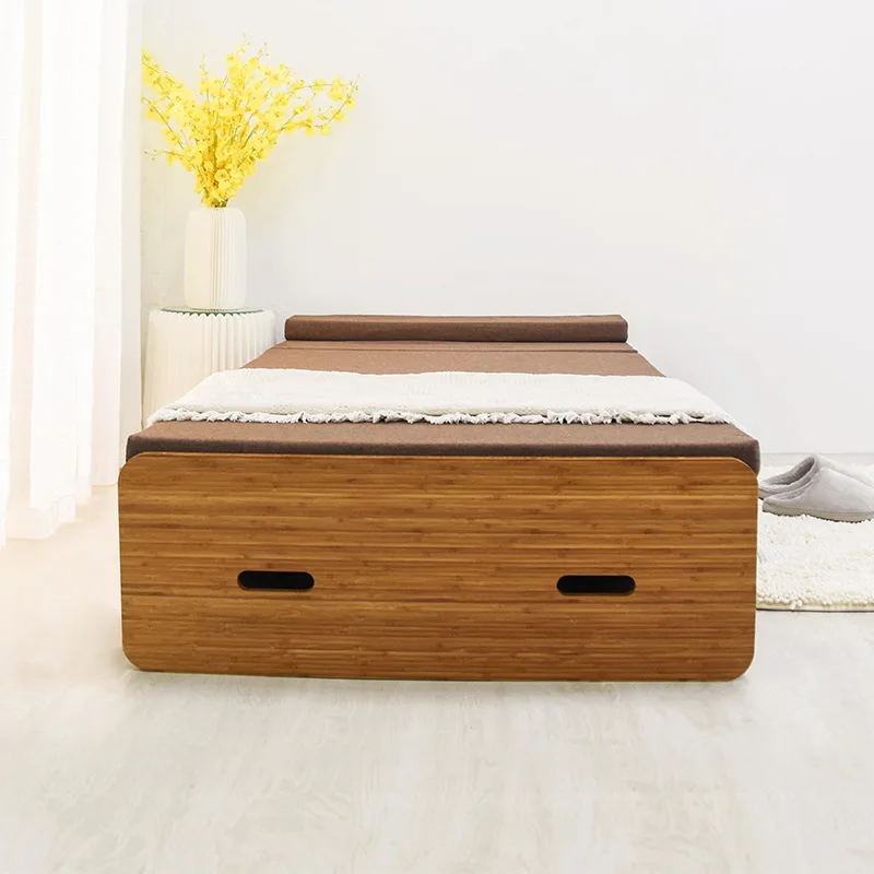 2019 New Product Creative Design Folding Bed Paper Bed Paper Chair Folding Kraft Paper Bed  Stretch