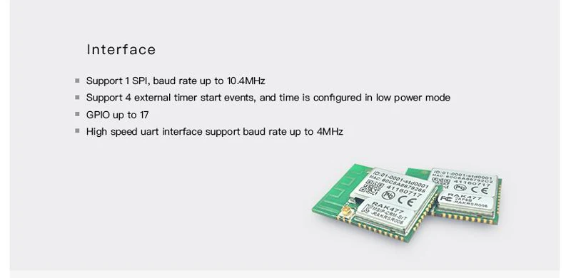 Беспроводной IoT модуль RAK477 низкая Мощность крошечные Размеры UART серийный чтобы WI-FI промышленный модуль Ip Tcp MQTT RTL8711AM чип, 5 SSID Q111