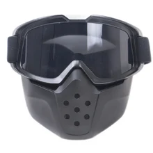 Professionale maschera di equitazione moto casco occhiali casco Jet maschera viso aperto casco motor goggle outdoor equitazione attrezzature