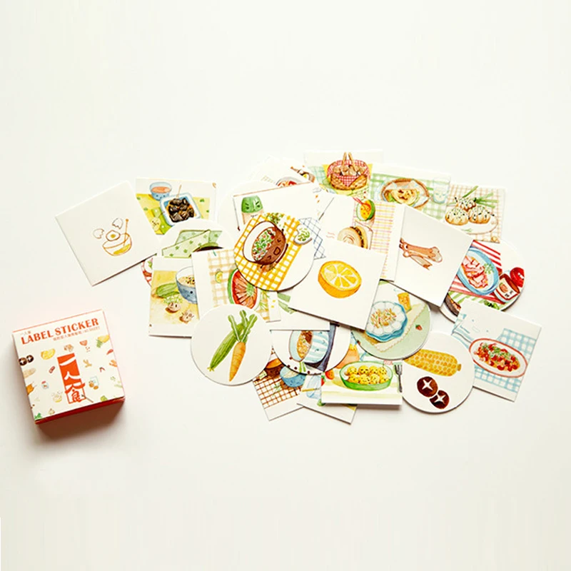 

40pcs/pack cute Eating alone Memo pad Stickers Posted It Kawaii Planner Scrapbooking Stationery Sticker Escolar School Supplies