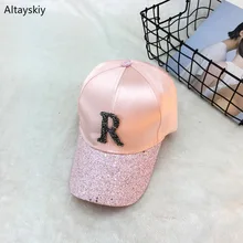 Бейсболки женские модные повседневные Простые буквы Универсальные высококачественные корейские стильные милые женские Студенческие
