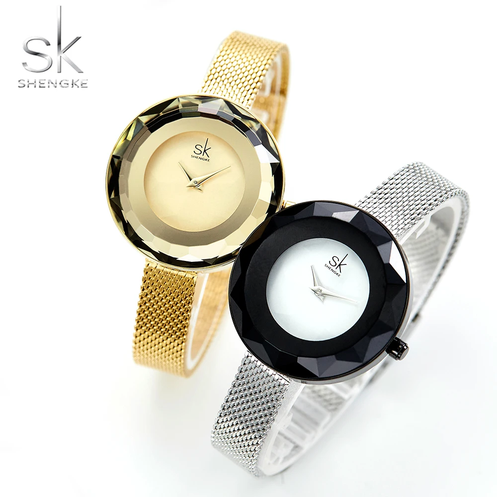 SHENGKE SK 2019 женские часы топ бренд роскошные Montre Femme модные наручные часы|Женские