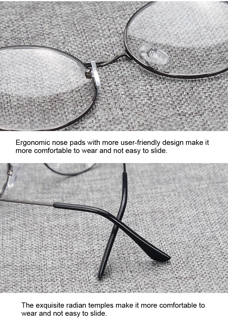 Новые дизайнерские женские и мужские очки es оптическая оправа металлическая круглая стеклянная оправа es Прозрачные Линзы для очков черное серебряное Золотое стекло для глаз
