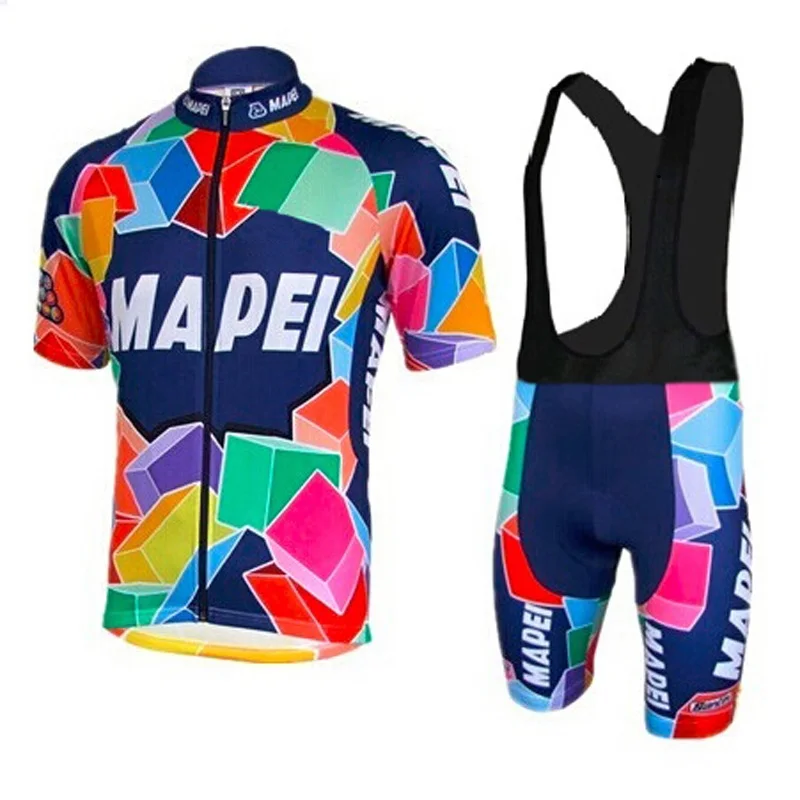 MAPEI pro team Велоспорт Джерси Набор шорты Индивидуальные Дорога горные гонки Классический max storm 4 кармана - Цвет: Photo style