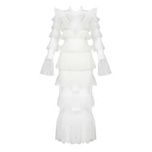 Женское платье оптом Новое поступление белое длинное платье вечернее платье дропшиппинг платье+ костюм