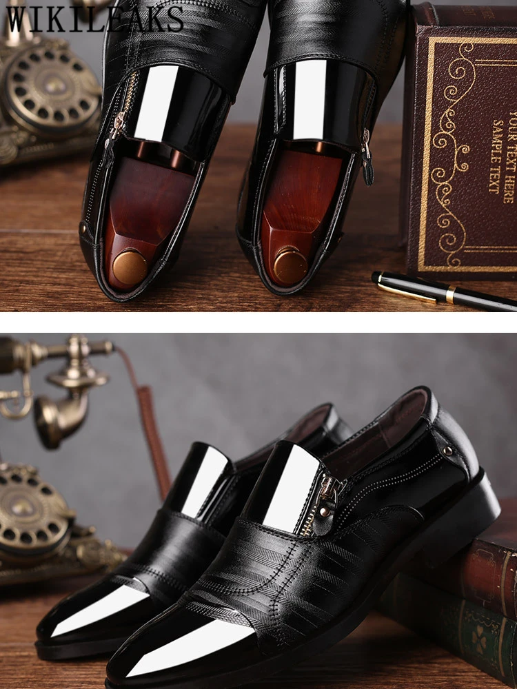 Свадебные туфли мужские классические Лоферы мужские итальянские туфли для мужчин; Костюмные туфли; coiffeur; большие размеры; коричневое платье; sepatu; слипоны; pria zapatos
