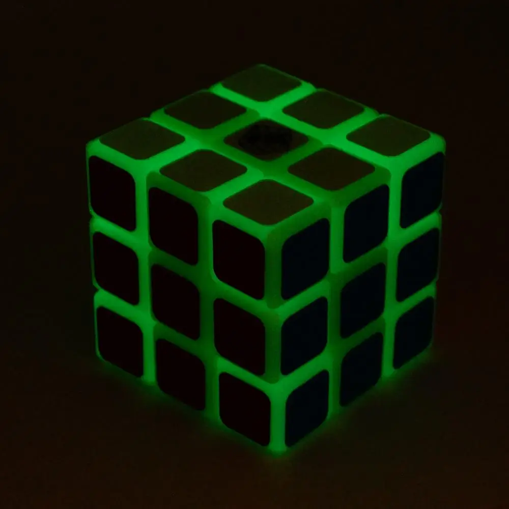 Новое поступление ручной 3x3x3 волшебный куб светящийся в темноте головоломка скорость ночной куб классический подарок игрушки светящееся тело