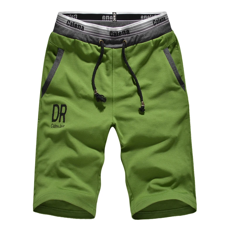 Free Shipping Knitted knee length pants fashion belt casual beach pants