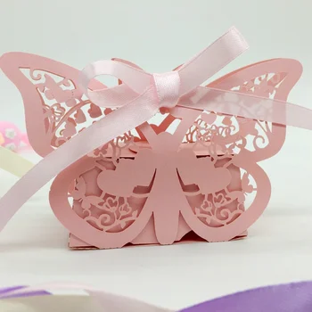 

20PCS/set SweetMade chocolate truffle packaging box fancy chocolate paper box empty butterfly shaped chocolate box