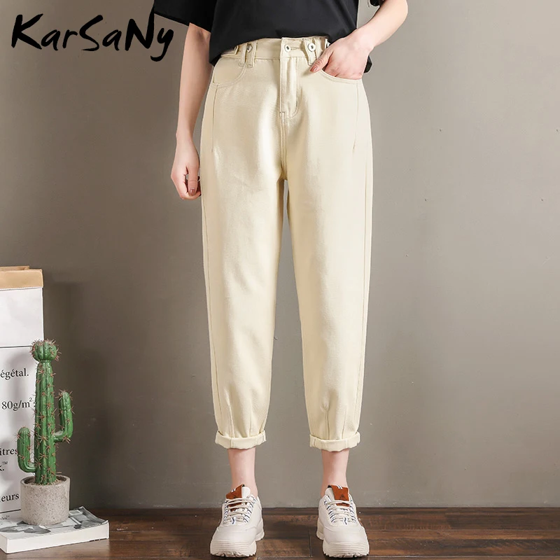 Beste Hoge Waisted Boyfriend Jeans Voor Vrouwen Losse Zwarte Denim Broek Jean Femme Vrouwen Rechte Jeans Vriendje Vrouwen Hoge Taille