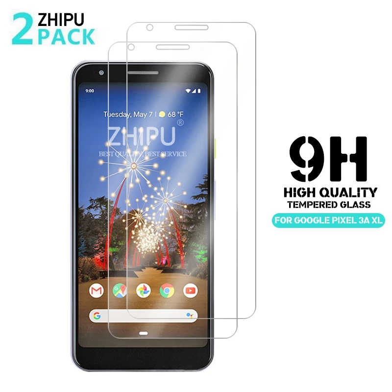 

2 Pcs Tempered Glass For Google Pixel 3a XL Screen Protector 2.5D 9H Tempered Glass For Google 3a XL G020C Protective Film 6.0