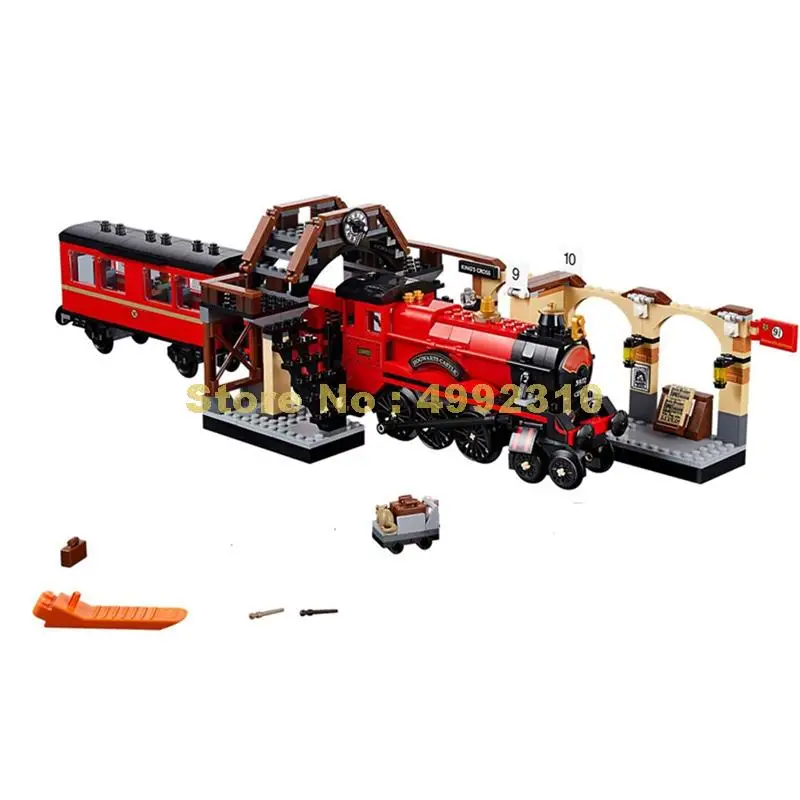 

11006 832pcs harry magic express train bela building blocks 6 figures 75955 Bricks Toy
