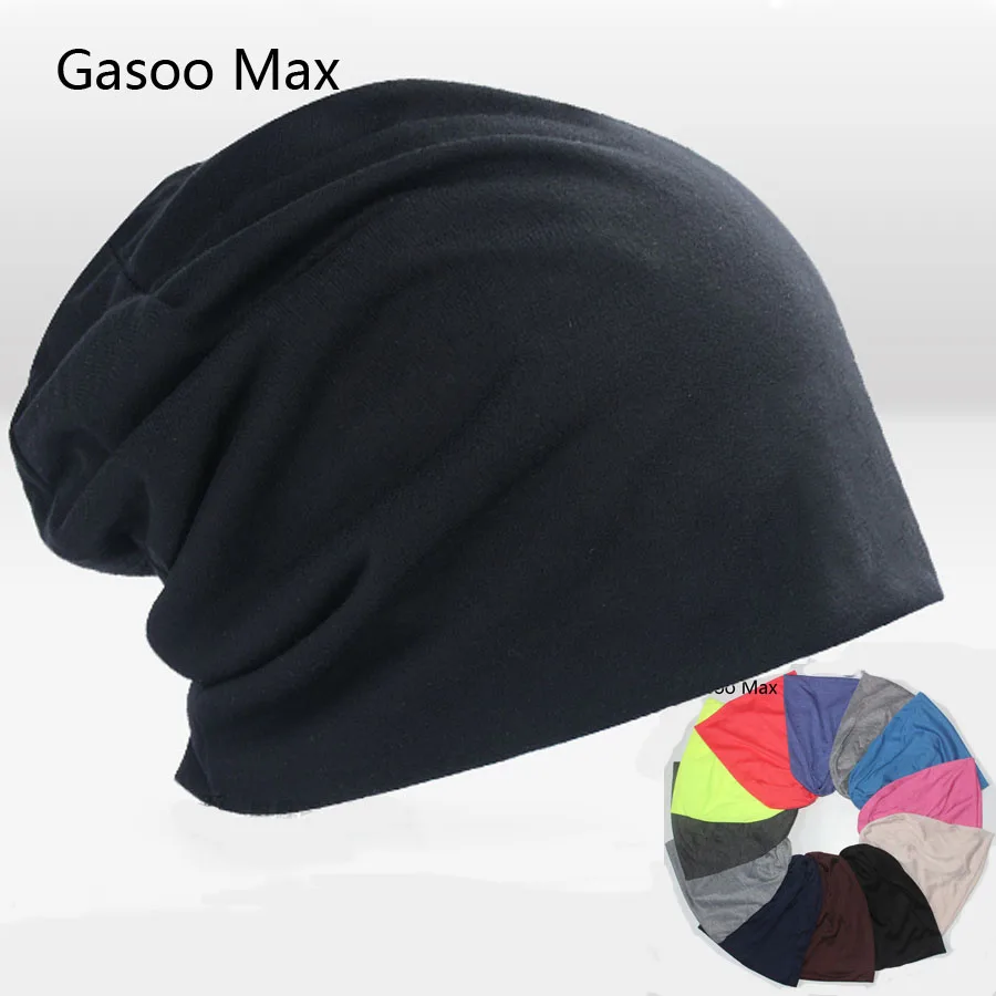 

5 pcs/lot mix color New Spring Autumn Beanies Hats Soft cotton Polyester Slouch Beanie For Women and Men Sleeve Cap Hats