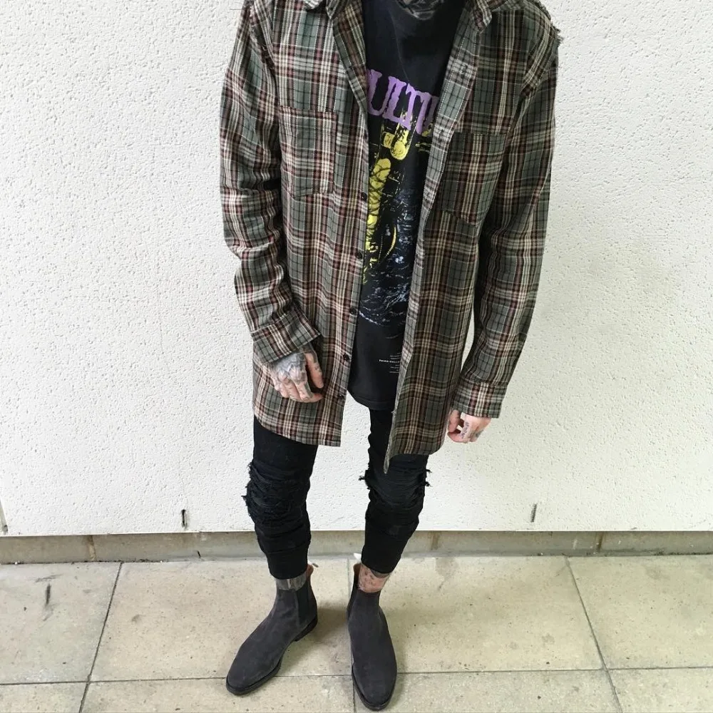 2017 GOOD Quality New Hip Hop font b Mens b font Dress font b Shirt b
