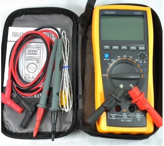 100 NEW VC97 auto range digital multimeter DMM AC DC V A Capacitance