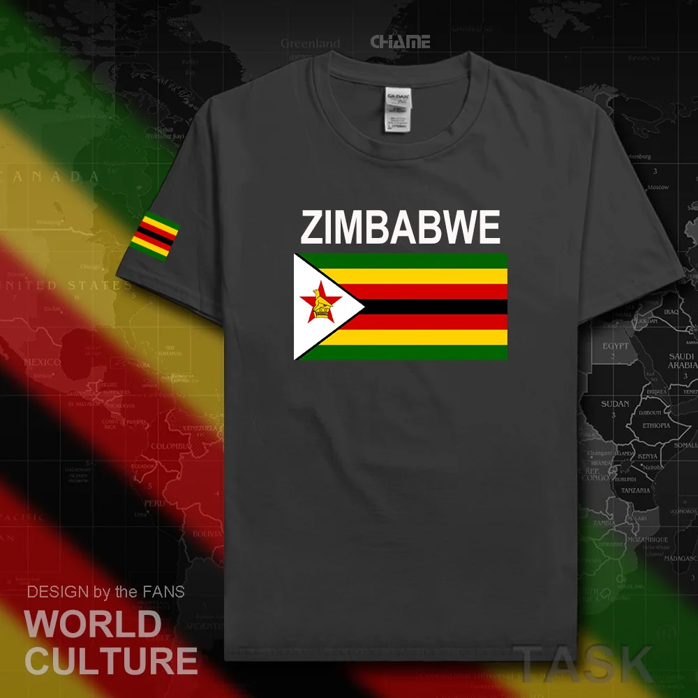 Zimbabwe men t shirt 2017 jerseys nation team tshirt 100 cotton t