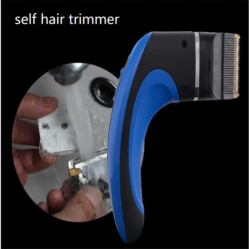 Electric Self Hair Clipper Trimmer Head Haircut Razor Hairstyling Scissor Adult Cordless Cutter Machine Salon Hairdressing Shave