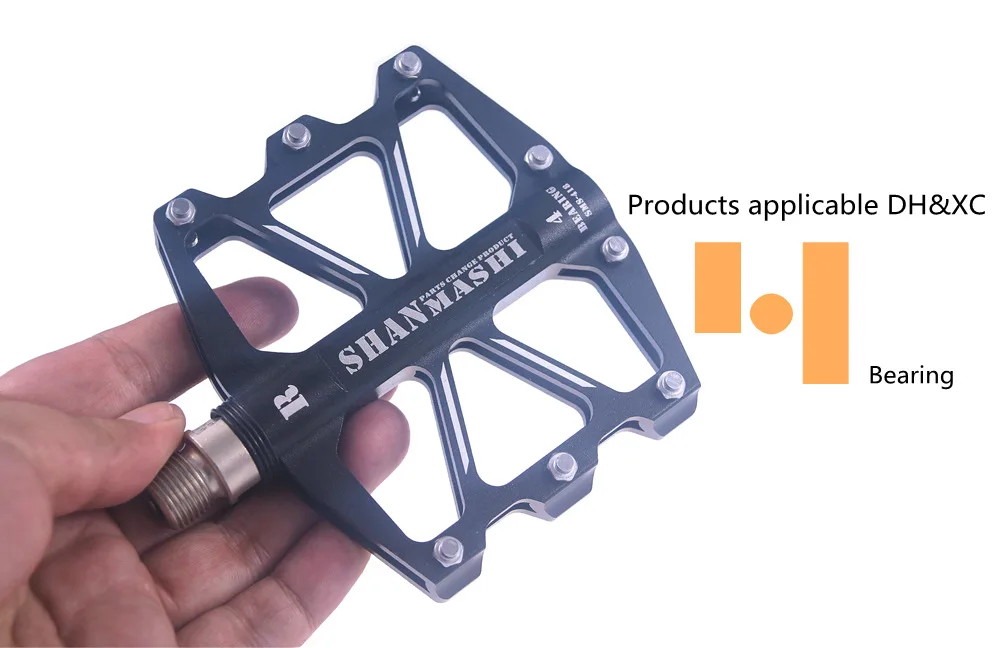 MTB Road Bike Bicycle Pedals Al Alloy sealed Bearing flat Platform Pedal Cycling