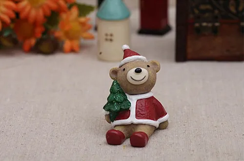 free shipping  Christmas figure craft Santa bear elk 5