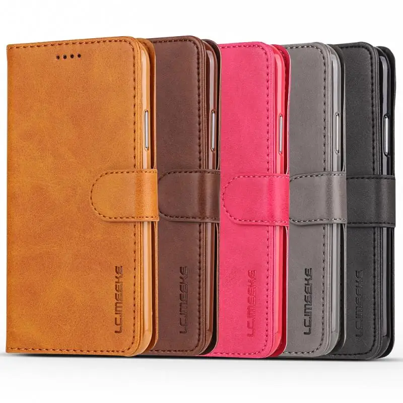 

Magnetic Leather Retro Fundas Flip Case for IPhone 5 5S SE 6 6S 7 8 Plus Plain Luxury Wallet Cover for IPhone X XR XS Max