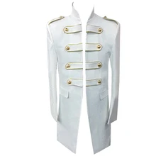 HCF по воздуху мужские 1 шт с 8 декоративной пряжкой белый длинный узор Белые куртки