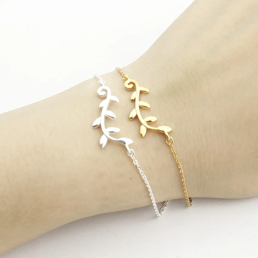 Everyday Wear Jewelry Stainless Steel Dainty Branch Bracelets For Women