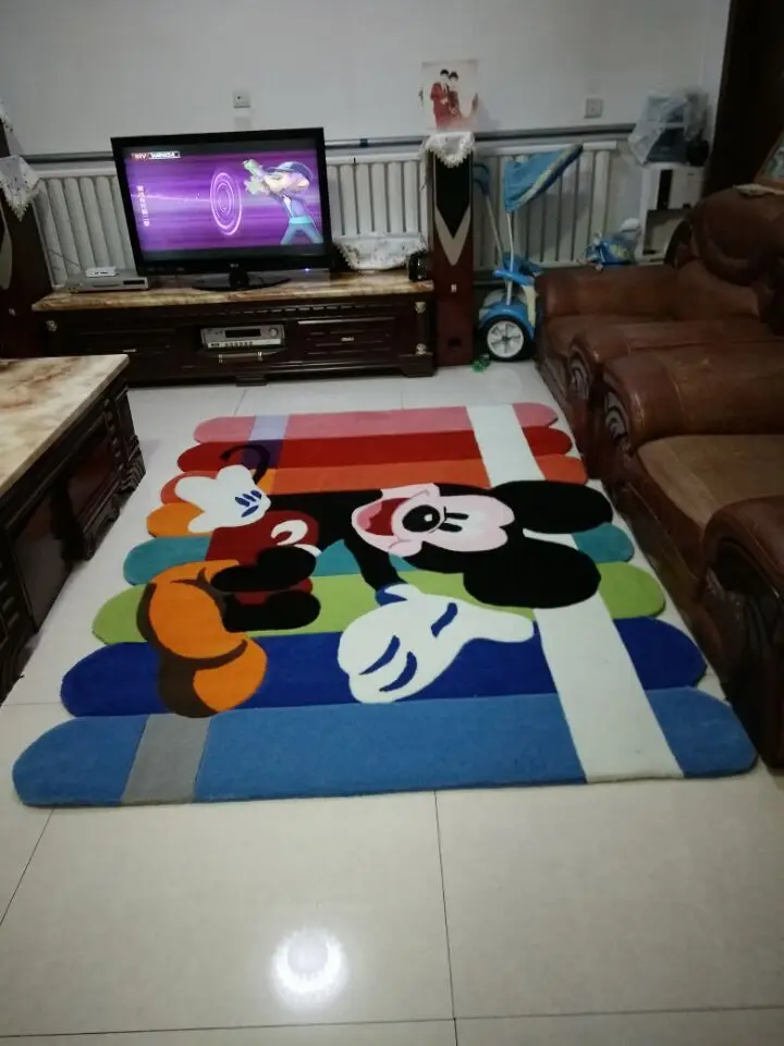 Mickey Maus Teppich Salon Tapis Alfombras Tapis Anime Tapete De