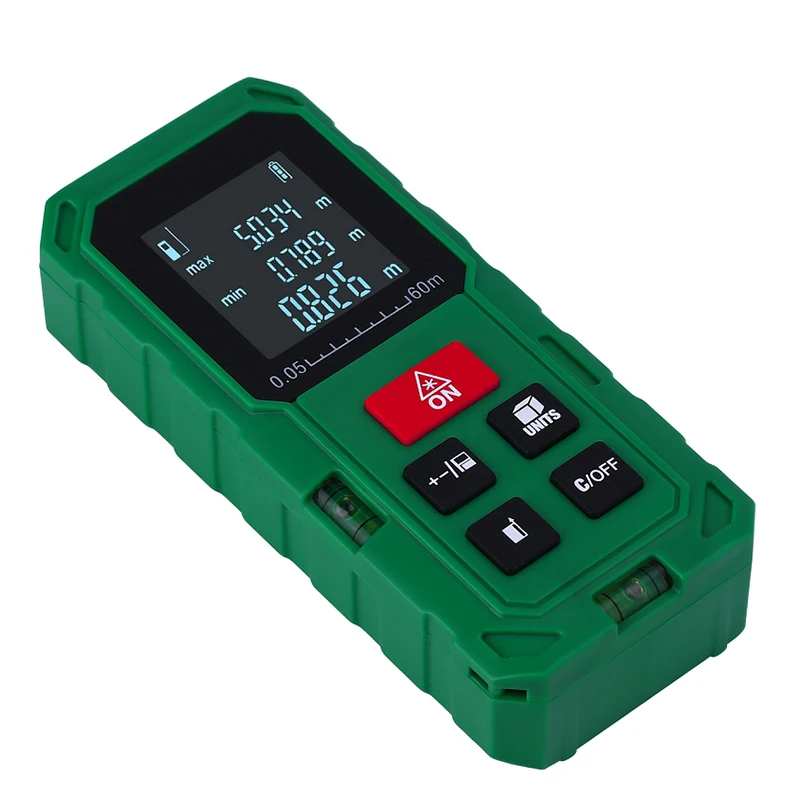 

green Laser Distance Meter Laser Rangefinder 40M 60M 80M 100M Laser Tape Range Finder Build Measure Device Ruler Test Tool