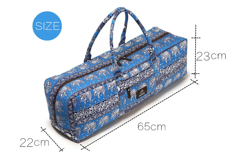 Sac De Sport KindFolk Pour Tapis De Yoga - Motif Cosmique - Grand 66x20x20 Cm