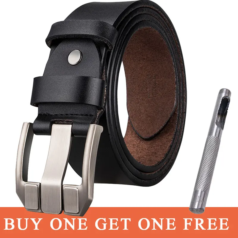 Ремень мужской кожаный черный с булавкой|belt for men|best belts mendesigner men |