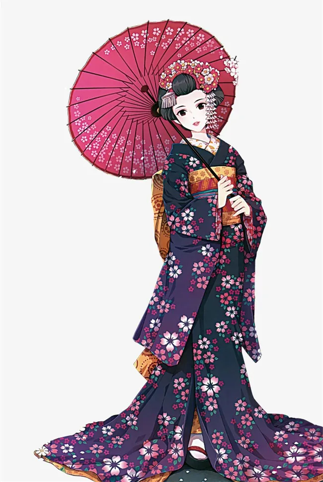 

kokoer 5D Full Diamond Embroidery Cartoon Japan Japanese woman diamond painting kits Cross Stitch Home Decor room diamond art
