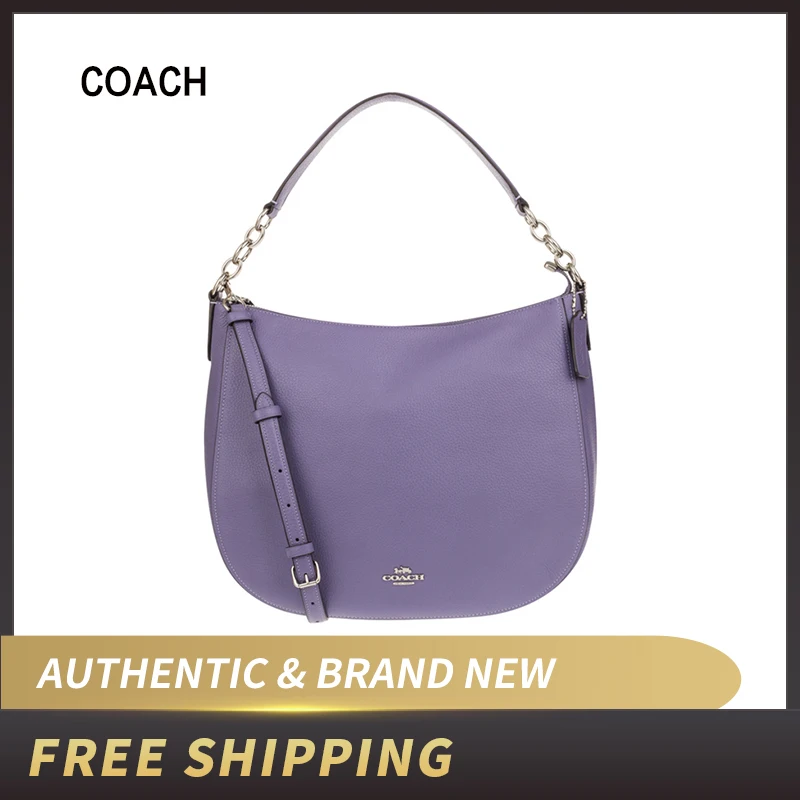 Новая сумка Coach F31399 Elle Hobo из гальки кожи|Сумки с ручками| |