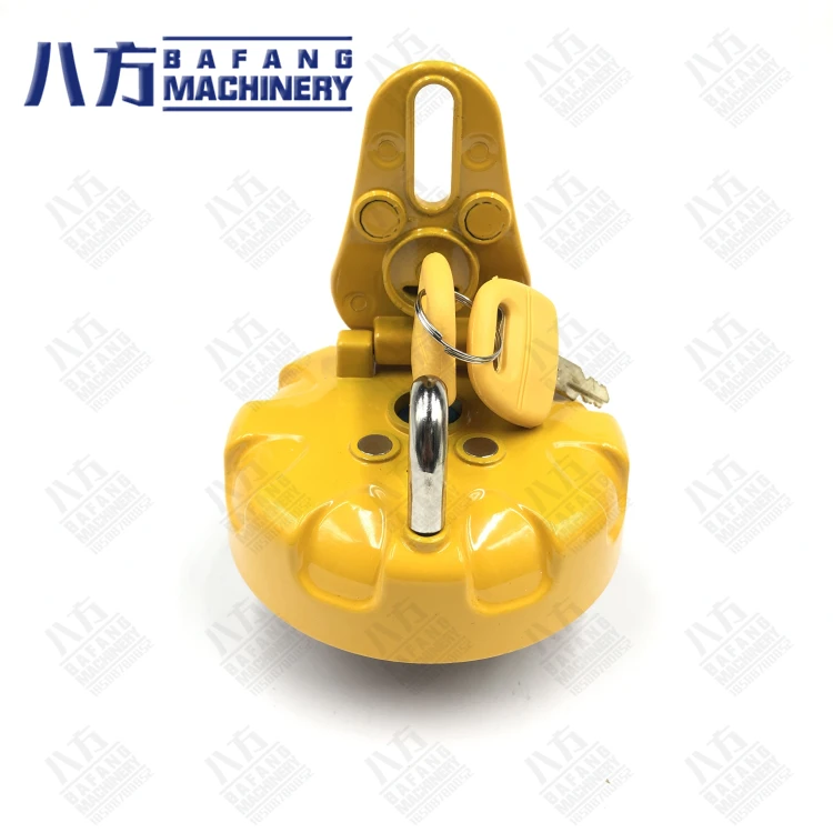 R55/60/150/210/215/225-7-9 Anti-theft экскаватор части для дизельных топливный бак крышка фильтра Экран запасные части для экскаватора