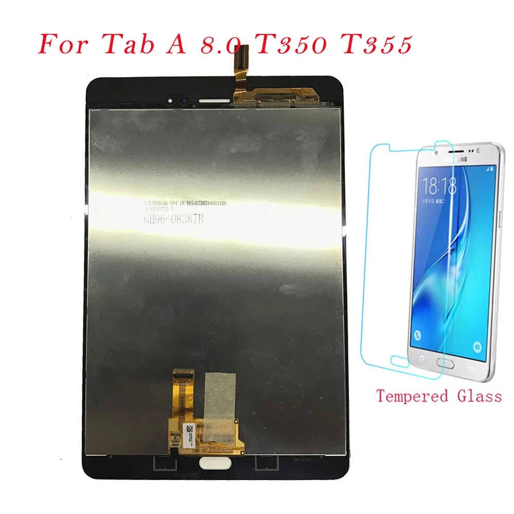 ЖК-дисплей для Samsung Tab A 8 0 T350 T355 тачскрин с дигитайзером Galaxy планшета диагональю