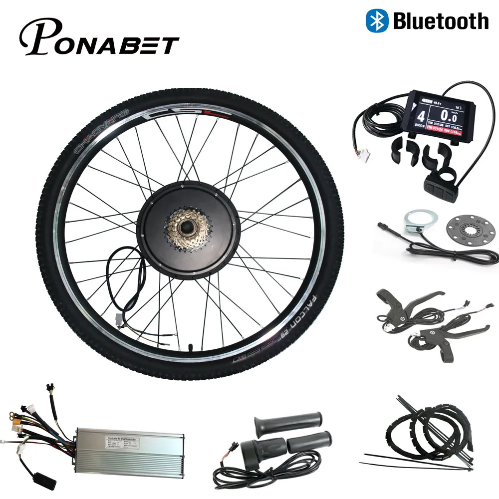 Электромотор для переоборудования Ebike Blueteeth 1000 Вт заднее колесо 20 24 26 27 5 28 29 48 В 1500