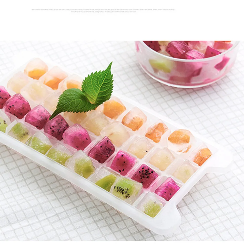 

72 Grid Silicone Ice Cube Tray Molds DIY Desert Cocktail Juice Maker Square Mould