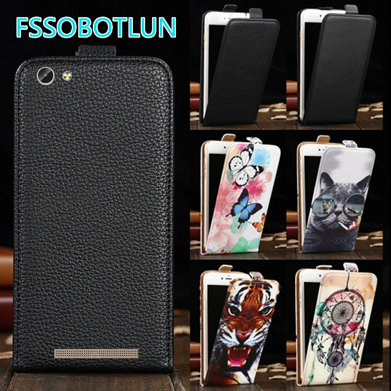 

Factory Direct! TOP Quality Printed Cartoon Up and Down Flip PU Leather Cell Phone Case Cover For Highscreen Power Ice Max