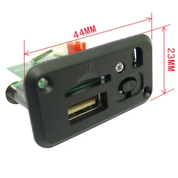 

Mini 5V MP3 Decoder 3W * 2 Decoding Module MP3 WAV U TF Card USB Disk Amplifier Board Speaker Audio Wired Remote Control