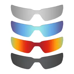 4 шт. МРИЙ ПОЛЯРИЗОВАННЫЕ замены Оптические стёкла для Oakley пробации Солнцезащитные очки для женщин Стелс черный и голубой лед и